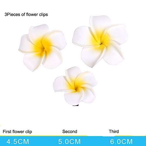 Evursua Princess Dress Up Moana Costume Accessories Set, Seashell Necklace Flower Hairpins and Mo...