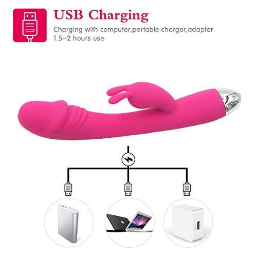 Big Size Thrusting Powerful Fluttering Rabbit Body Msaager by LetMeFly - 10 Speeds Rotating...