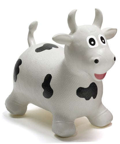Happy Hopperz Bull - 12+ Months Larger Toddler, White
