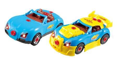 Liberty Imports Kids Take Apart Toys | Build Your Own Racing Vehicle Toy Construction Playset | R...