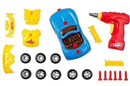 Liberty Imports Kids Take Apart Toys | Build Your Own Racing Vehicle Toy Construction Playset | R...