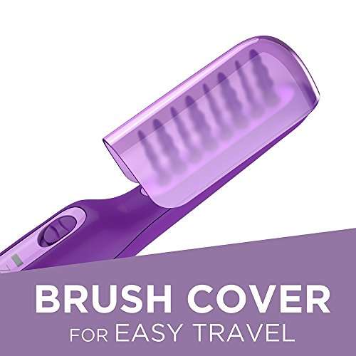Remington DT7432 Wet or Dry Tame The Mane Electric Detangling Brush with Brush Cover, Adults &...