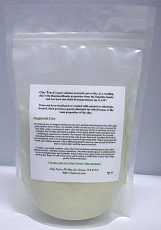 Clay Terra - Calcium Bentonite Clay 1 lb. food grade