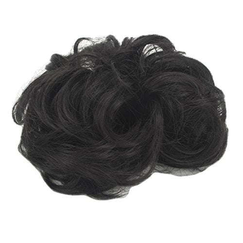 Focussexy Scrunchie Bun Up Do Hair piece Hair Ribbon Ponytail Extensions Wavy Curly or Messy 14...