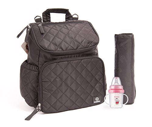 Diaper Bag with Stroller Straps and Wipeable Changing Pad by Maunsell | Travel Backpack, Changing...