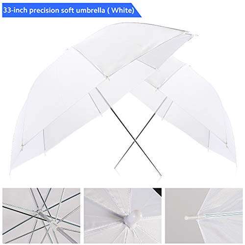 Photography Umbrella Continuous Lighting Kit 600W Photography Photo Video Portrait Studio Day Lig...