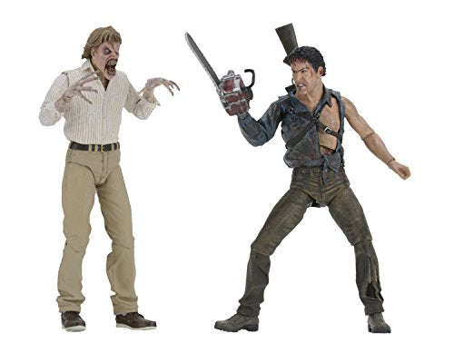 NECA - Evil Dead 2 (30th Anniversary) Boxed Set  7 Scale Action Figures  Hero Ash and Deadite Ed