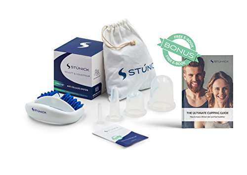 Silicone Cupping Therapy Set with Cellulite Massager  Body & Facial Cupping Sets with Anti Cellu...