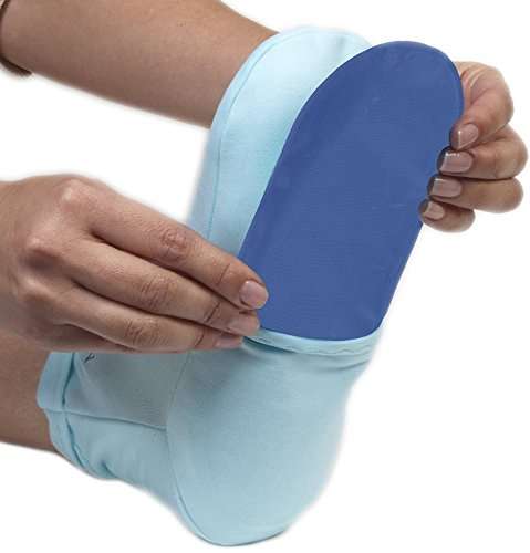 NatraCure Cold Therapy Socks - Gel Ice Treatment for Feet, Heels, Swelling, Arch Pain - (Size: Sm...