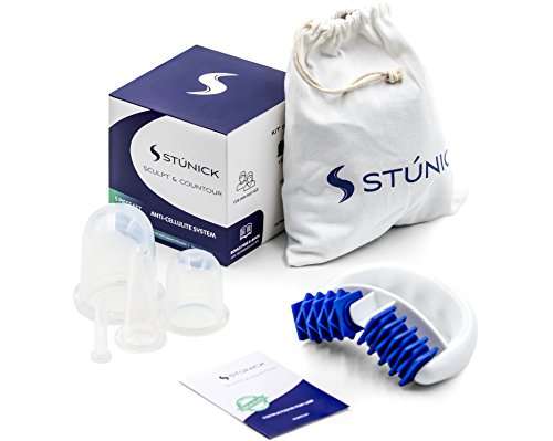 Silicone Cupping Therapy Set with Cellulite Massager  Body & Facial Cupping Sets with Anti Cellu...