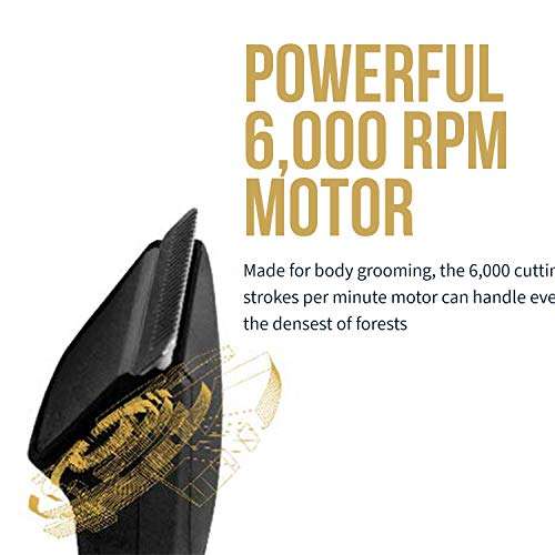 Best Electric Manscaping Groin Hair Trimmer, Lawn Mower 2.0 by Manscaped, Replaceable Ceramic...