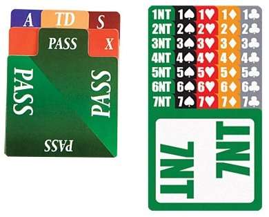 Bridge Bidding Boxes - Set of 4 High Famous LION Quality Plastic Cards Durable Carrying Case Wash...