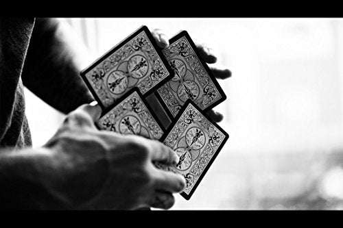 Bicycle Black Tiger Deck Playing Cards by Ellusionist - Red Pip