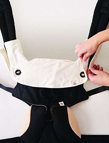 Ergobaby Four Position 360 Carrier Teething Pad & Bib, Natural
