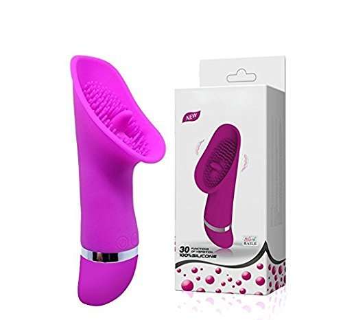 Tongue Vibrate Toy, Oral Tongue Simulator, Waterproof 30-Frequency Vibration Wand, Multi Speed...