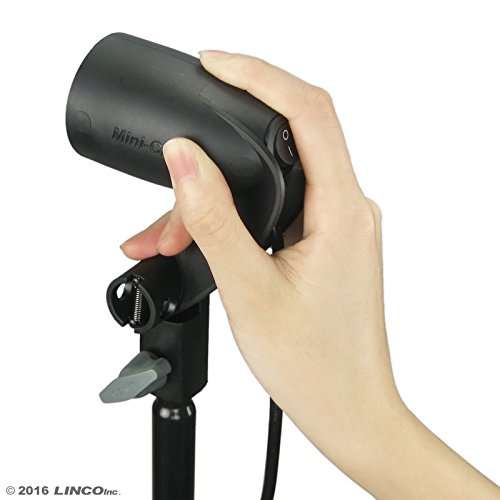 Linco Lincostore Photo Video Studio Light Kit AM169 - Including 3 Color Backdrops (Black/White/Gr...