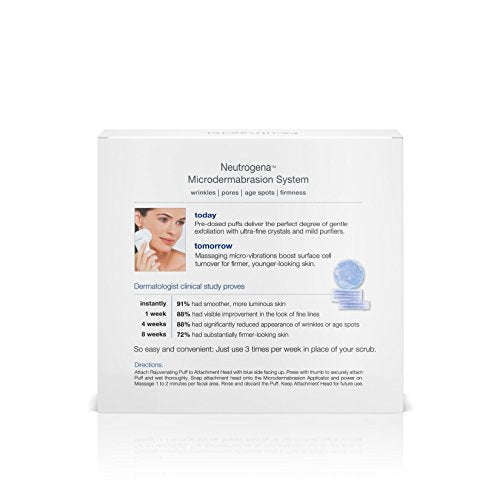 Neutrogena Microdermabrasion Starter Kit  At-home skin exfoliating and firming facial system