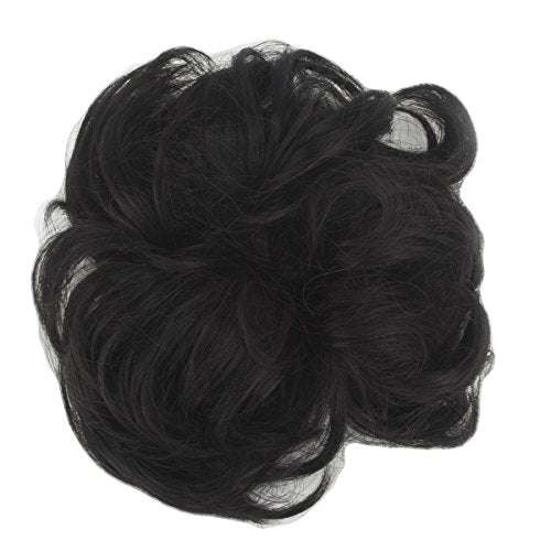 Focussexy Scrunchie Bun Up Do Hair piece Hair Ribbon Ponytail Extensions Wavy Curly or Messy 14...