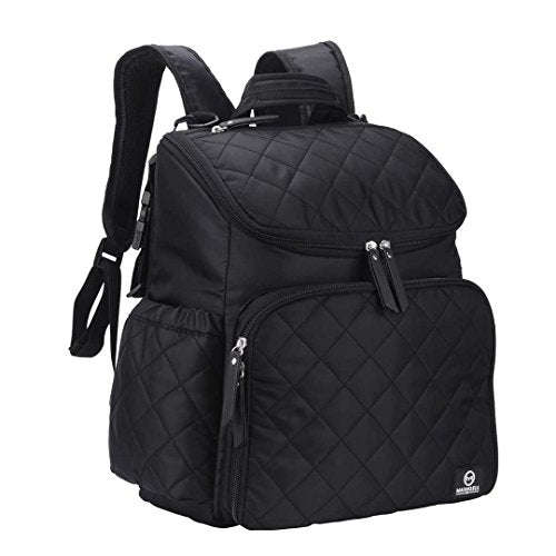 Diaper Bag with Stroller Straps and Wipeable Changing Pad by Maunsell | Travel Backpack, Changing...