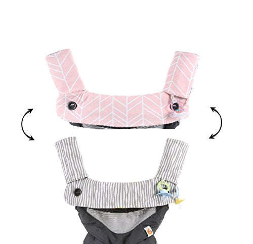 Premium Drool and Teething Reversible Cotton Pad | Fits Ergobaby Four Position 360 + Most Baby...