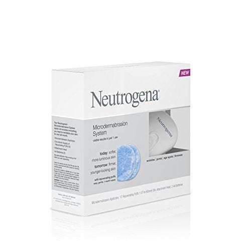 Neutrogena Microdermabrasion Starter Kit  At-home skin exfoliating and firming facial system