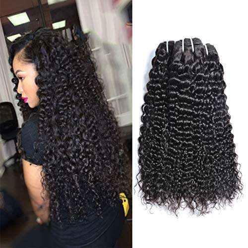 Brazilian Curly Hair Deep Wave 3 Bundles 8A Wet And Wavy Human Hair Weave Bundles Brazilian Deep...