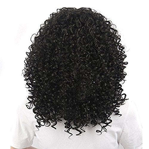 Curly Hair Wigs,Natural Hair Wigs For Black Women Short Full Wigs Female African Wigs Human Hair ...