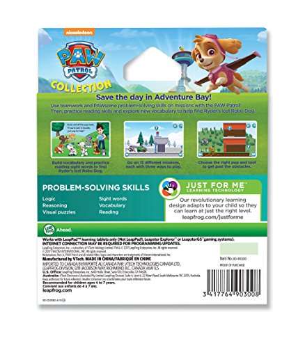LeapFrog LeapPad Cartridge PAW Patrol