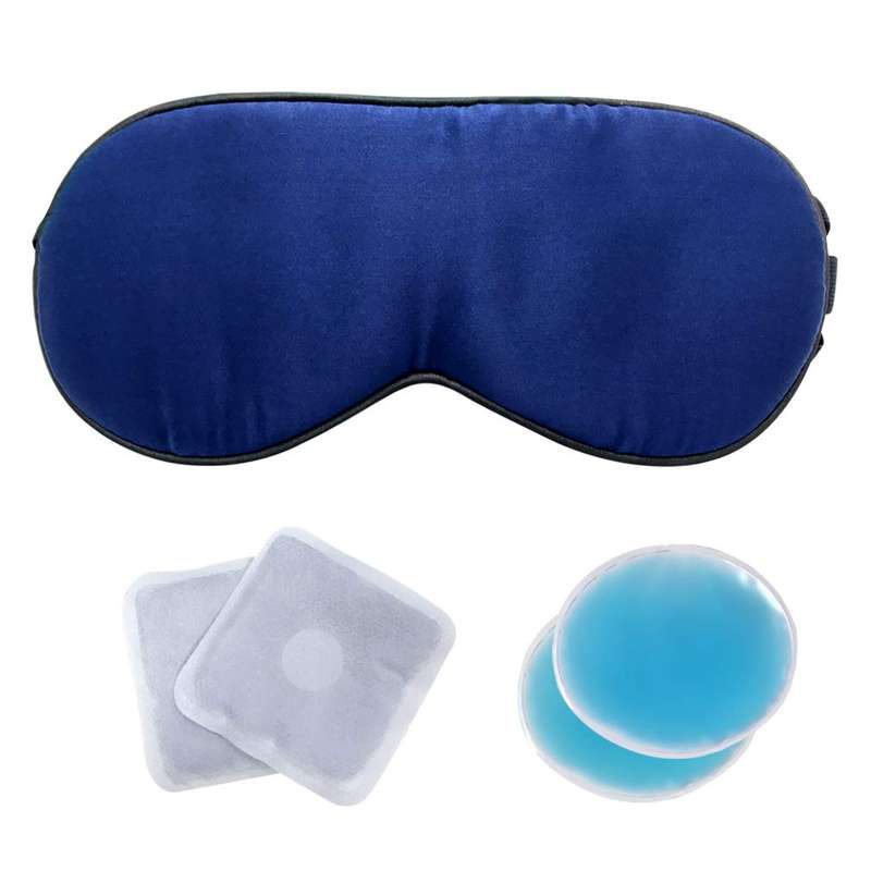 Aroma Season Silk Warm Sleeping Eye Mask for Blepharitis, Heated Eye Mask for Dark Circles,...