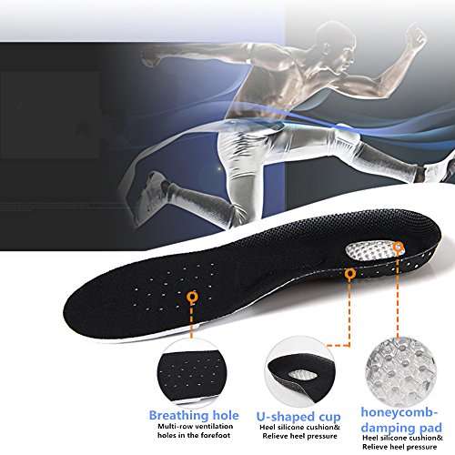 Insoles for Plantar Fasciitis - Foot Arch Support Orthotics Insoles for Men & Women, Shoe Inserts...