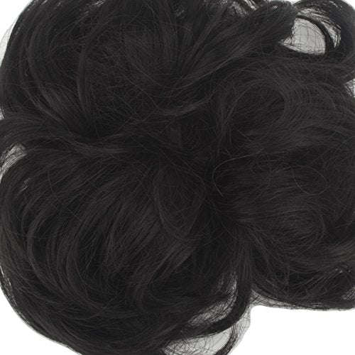 Focussexy Scrunchie Bun Up Do Hair piece Hair Ribbon Ponytail Extensions Wavy Curly or Messy 14...