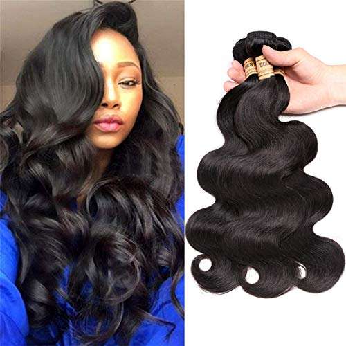 Peruvian Body Wave Virgin Hair 3 Bundles (22 24 26inches) 100% Unprocessed Human Hair Weave...