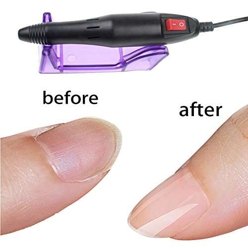 Electric Nail Drill Machine Nail File Drill Set Kit for Acrylic Nails, Gel Nail, Nail Art Polishe...