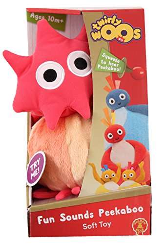 Twirlywoos Fun Sounds Peekaboo Soft Toy