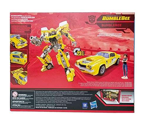 Transformers Studio Series Deluxe Class Rebekah's Garage Bumblebee with Charlie Exclusive Figure