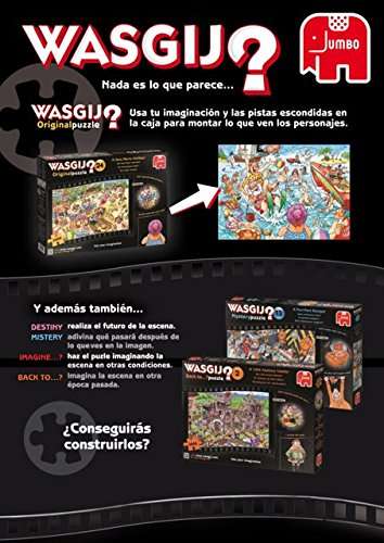 Jumbo Wasgij 19145 Retro Mystery 1 - The Express! - 1000 Piece Jigsaw Puzzle