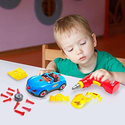 Liberty Imports Kids Take Apart Toys | Build Your Own Racing Vehicle Toy Construction Playset | R...