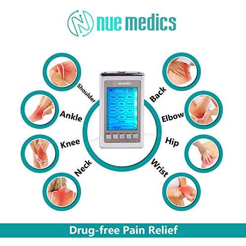 Tens Unit Muscle Stimulator 12 Massage Modes [Lifetime Warranty] Electronic Pulse Massager...