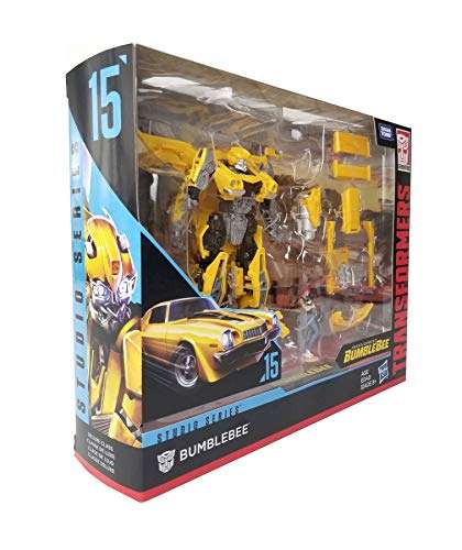 Transformers Studio Series Deluxe Class Rebekah's Garage Bumblebee with Charlie Exclusive Figure