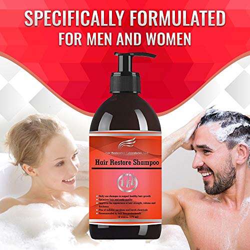 2019 HAIR RESTORATION LABORATORIES' HAIR RESTORE DHT BLOCKING HAIR LOSS...