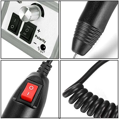 Electric Nail Drill Machine Nail File Drill Set Kit for Acrylic Nails, Gel Nail, Nail Art Polishe...