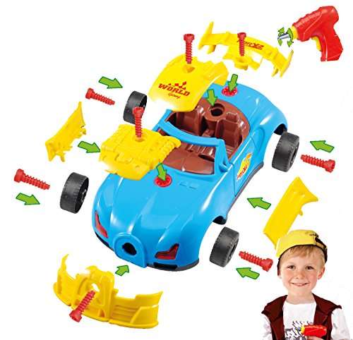 Liberty Imports Kids Take Apart Toys | Build Your Own Racing Vehicle Toy Construction Playset | R...