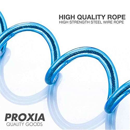 Anti Lost Wrist Link - Safety Strap Kid Leash for Babies, Toddlers & Kids with Key and Lock (Blue)