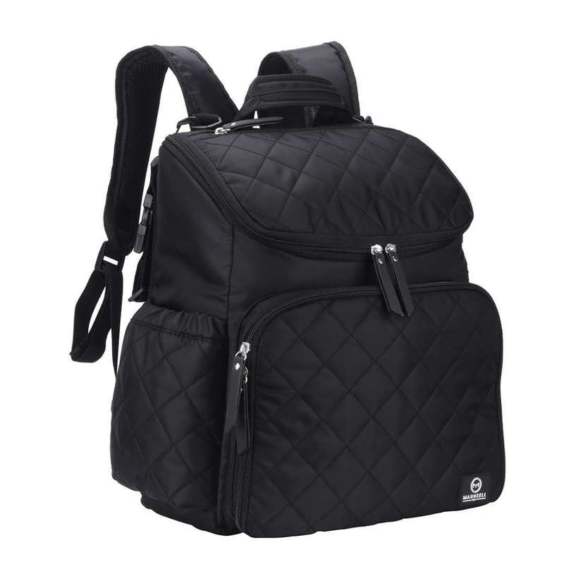 Diaper Bag with Stroller Straps and Wipeable Changing Pad by Maunsell | Travel Backpack, Changing...