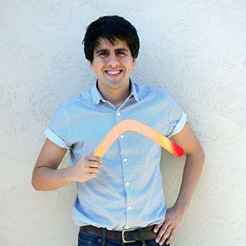 Glacier Wooden Boomerang - For Kids 8-18! Great Returning Boomerangs
