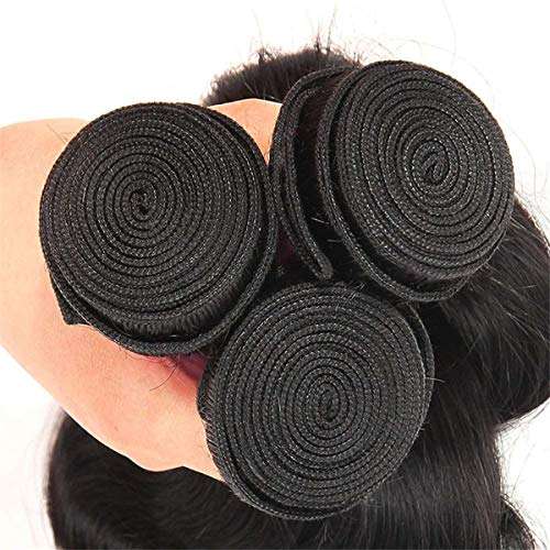 Peruvian Body Wave Virgin Hair 3 Bundles (22 24 26inches) 100% Unprocessed Human Hair Weave...