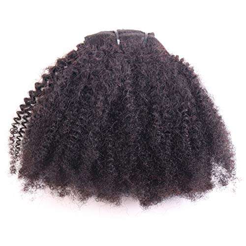 Afro Kinky Curly Clip ins Human Hair Extensions Full Afro Curly Clip in Human Hair Brazilian Virg...