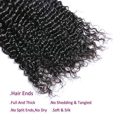 Brazilian Curly Hair Deep Wave 3 Bundles 8A Wet And Wavy Human Hair Weave Bundles Brazilian Deep...