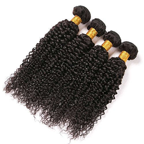 4 Bundles Brazilian Jerry Curl Mongolian Kinkys Curly Hair Extensions Hair Weave Weft 100 Remy Re...