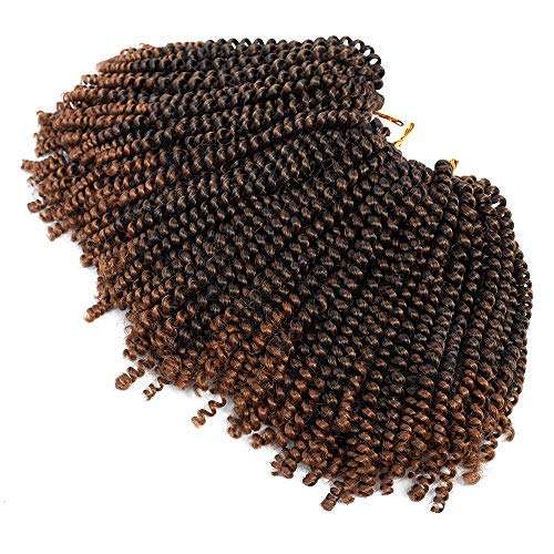 3 Pack Spring Twist Hair Braiding Xpression Bomb Ombre Colors Braiding Crochet Synthetic Fluffy H...